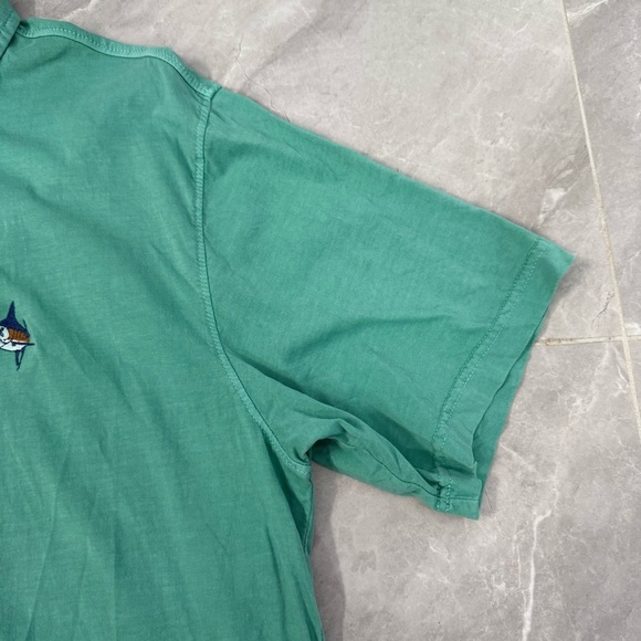 Men’s Guy Harvey Vintage Marine Polo Fish Logo Short Sleeve 100% Cotton Medium - Picture 4 of 16